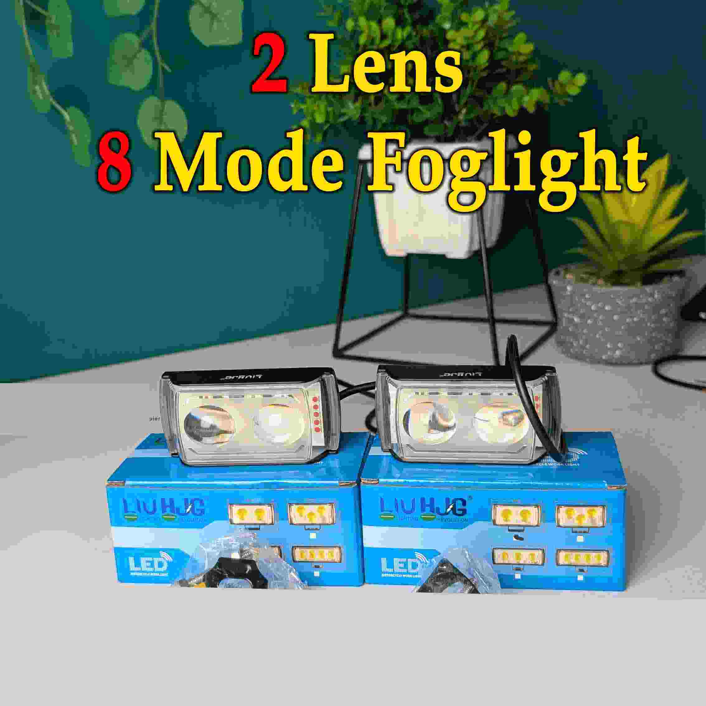 2 Lens 8Mode Fohlight 2 pcs