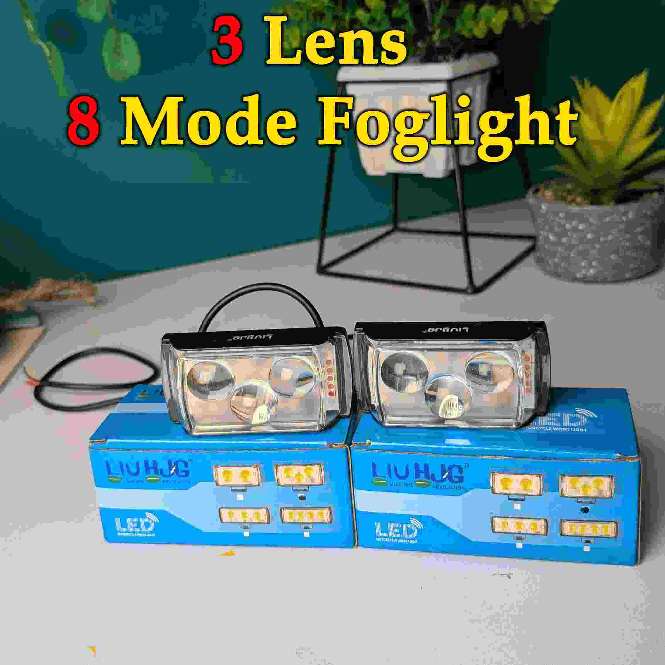 3 Lens 8 Mode Fohlight 2 PCS